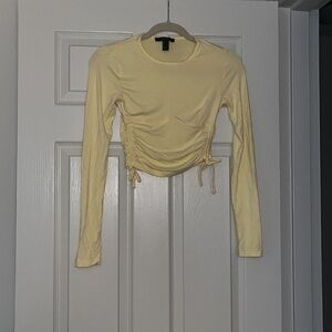 Light yellow long sleeved t